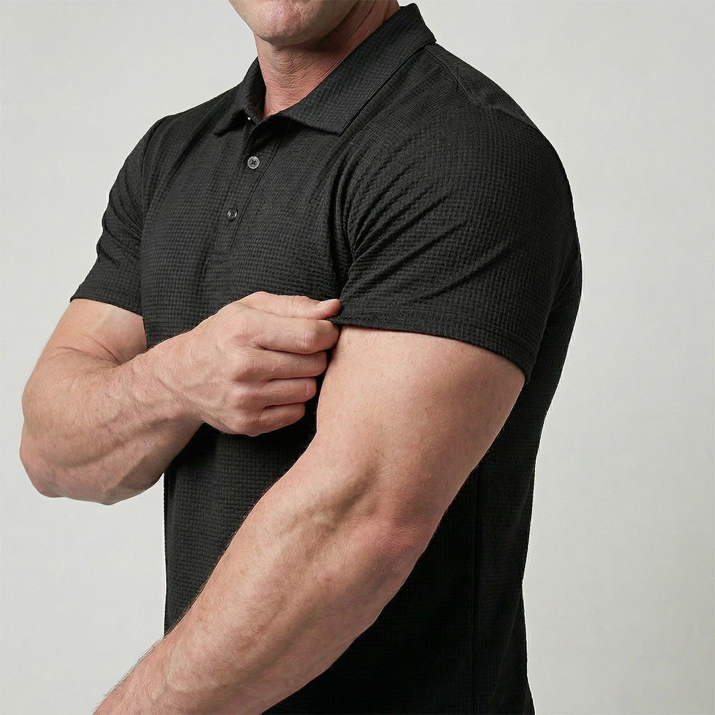 Capri — Polo Homme en Maille Respirante Ultra-Confortable
