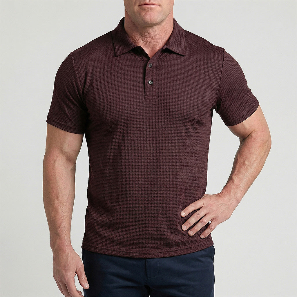 Capri — Polo Homme en Maille Respirante Ultra-Confortable
