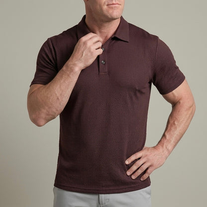 Valen — Polo Homme gainant qui sculpte le torse et efface le ventre