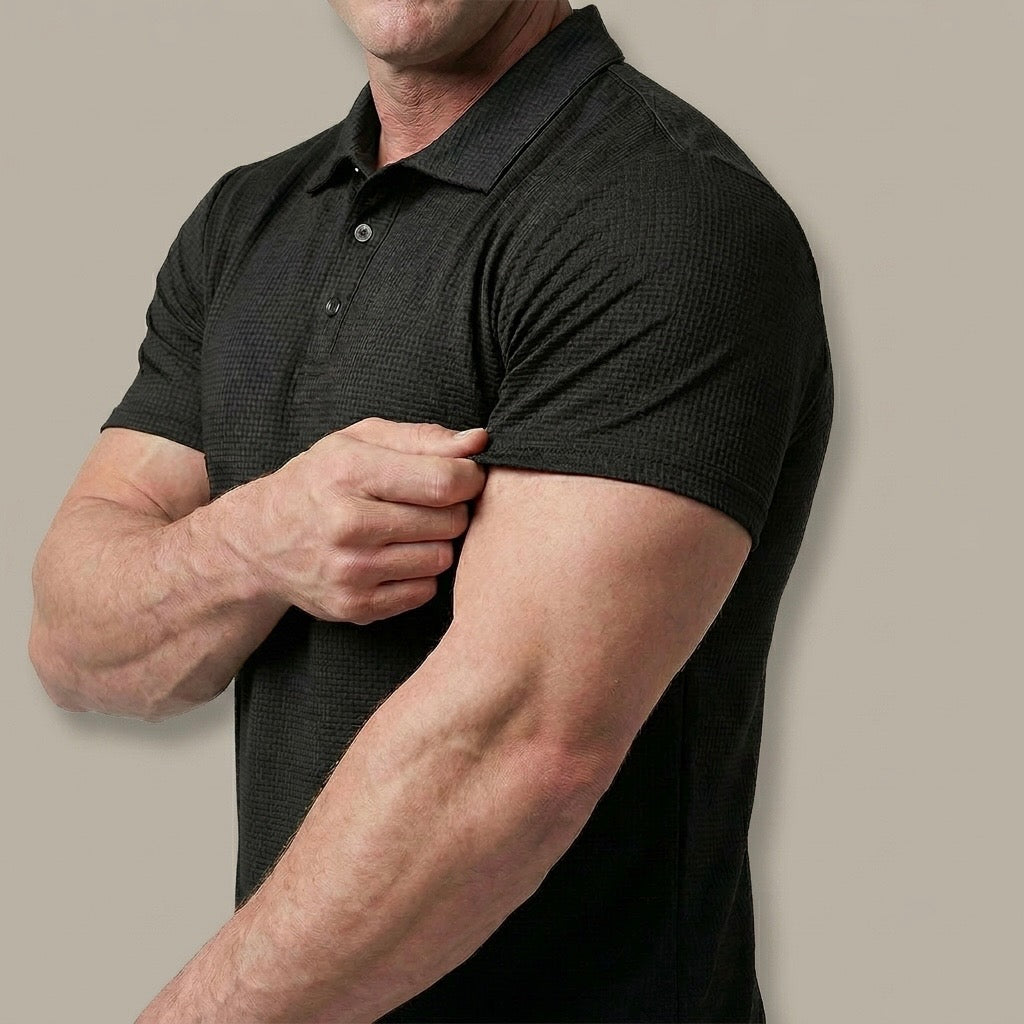 Valen — Polo Homme gainant qui sculpte le torse et efface le ventre